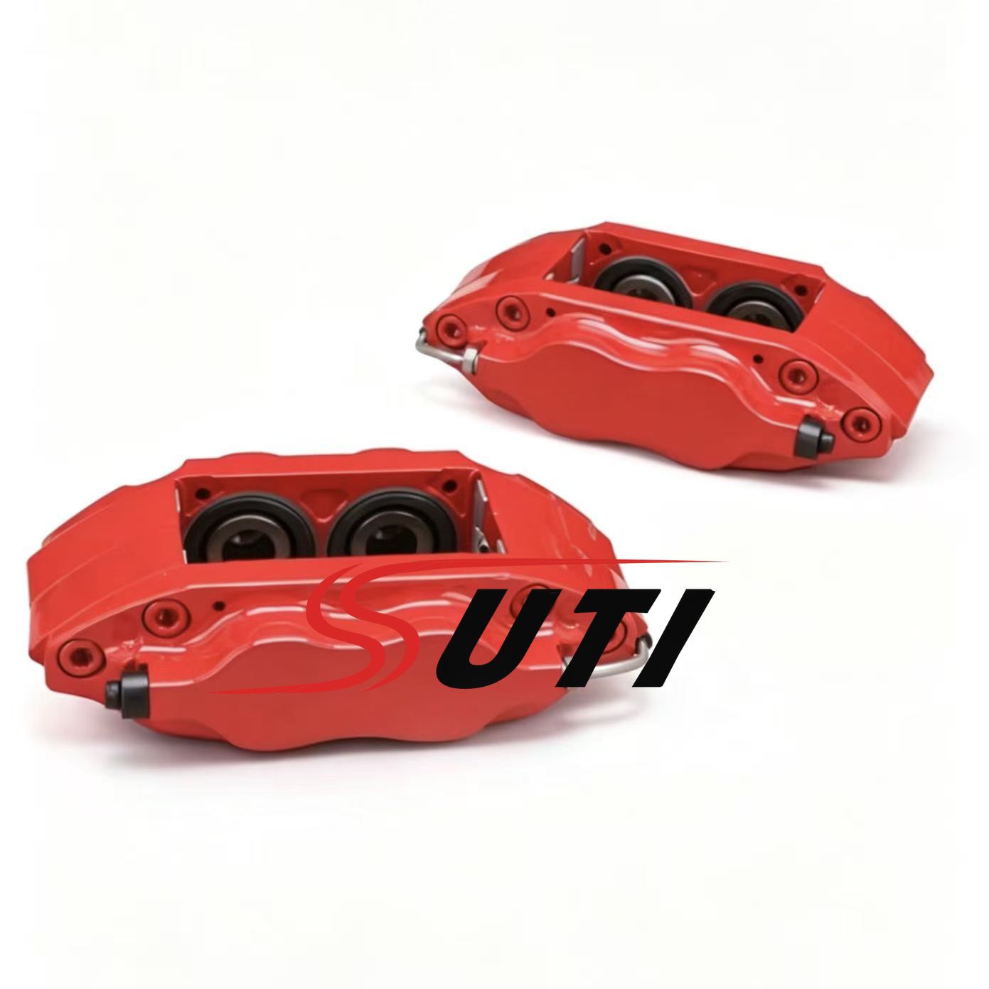 Forged Front Brake Caliper 4 Piston - طقم فرامل سباق عالي الأداء جديد