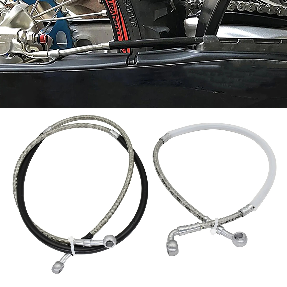 خرطوم زيت الفرامل الأمامي أو ا - مراجعة Motorcycle Brake Cable وسعره