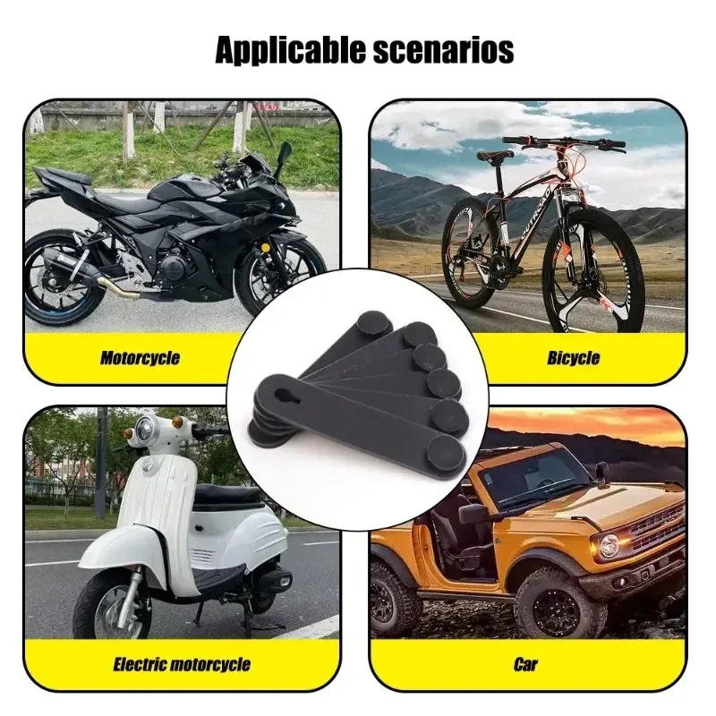 1-20 قطعة دراجة نارية المطاط ا - مراجعة Motorcycle Brake Cable وسعره