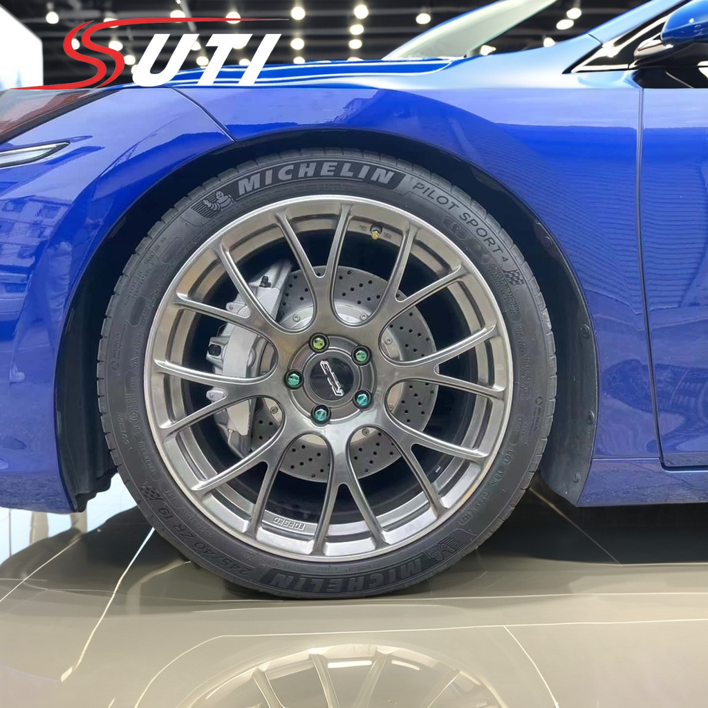 مكابس فرامل مطروقة 6/4، طقم فر - مراجعة Forged Front Brake Caliper 4 Piston وسعره