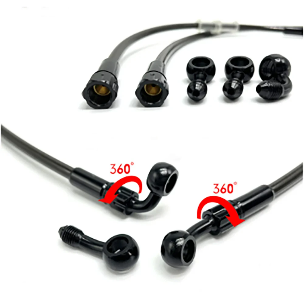خرطوم فرامل دراجة نارية AN3 مض - مراجعة Motorcycle Brake Cable وسعره