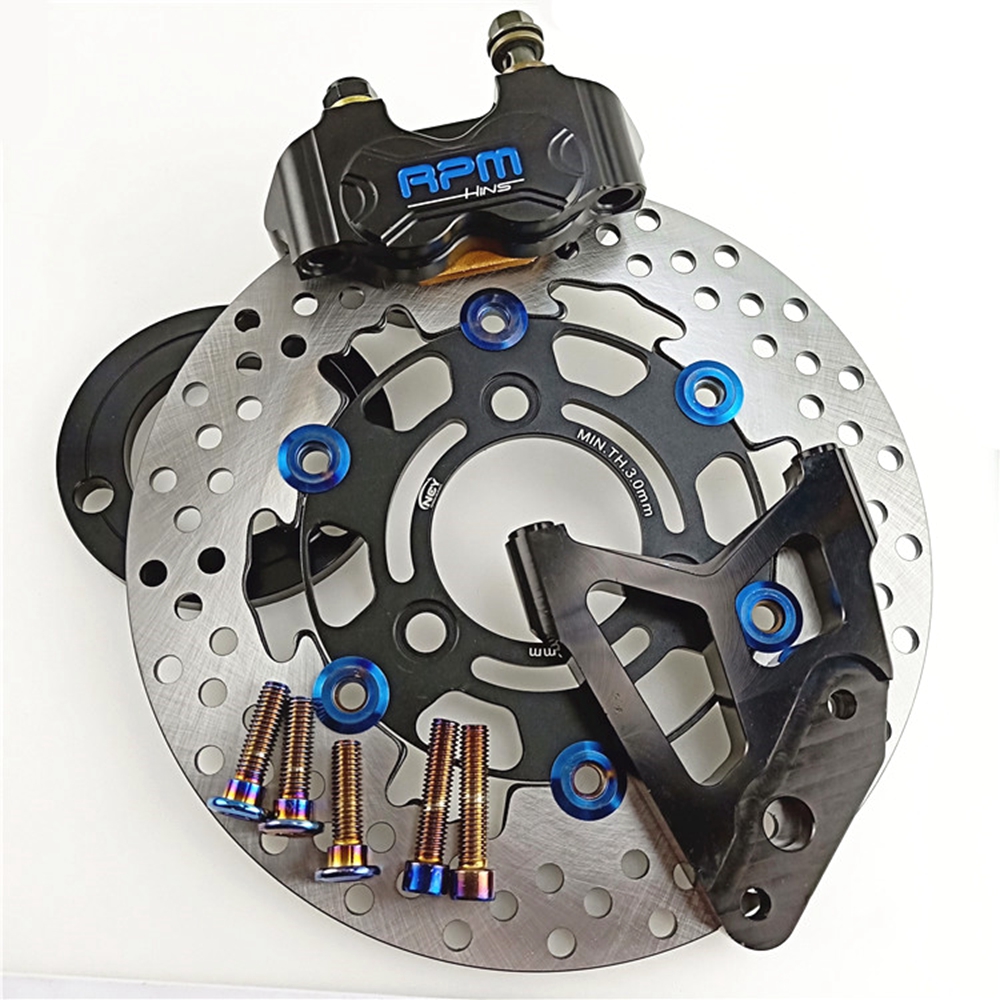 طقم فرامل قرصية أمامية وخلفية  - مراجعة Front Rear Brake Caliper Bracket Kit وسعره
